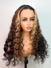 Brooklyn Hair Water Wave Style 13x4 HD Lace Front Deep Wave Wig 180% Density